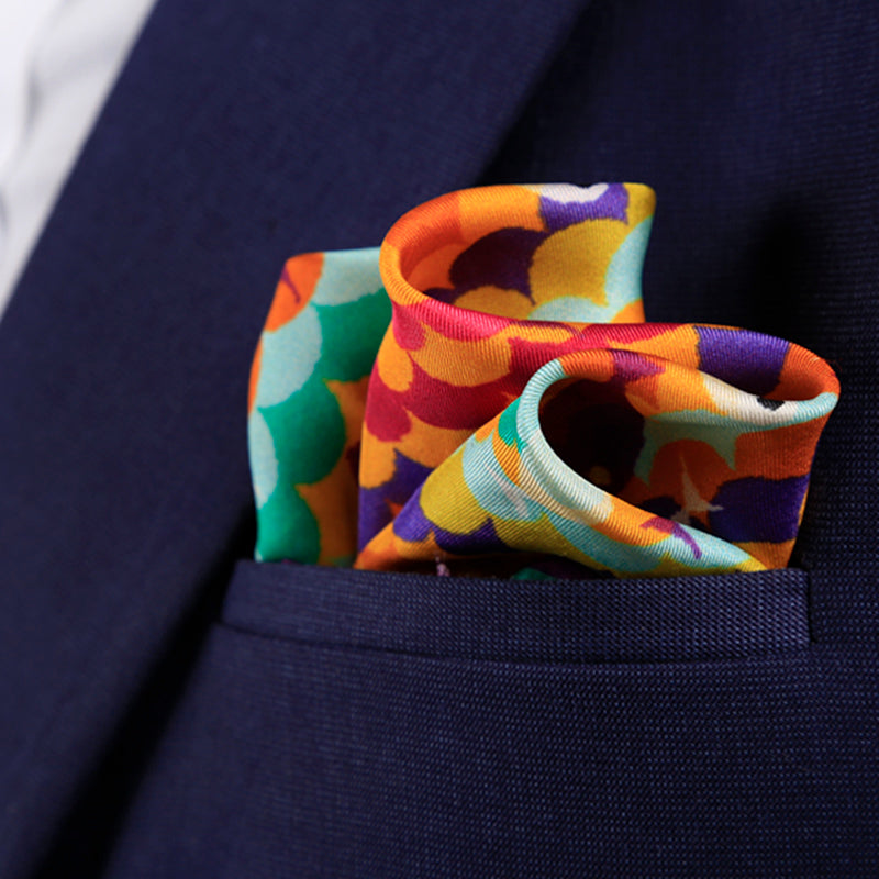 Go Fish Pocket Square - Artychoke