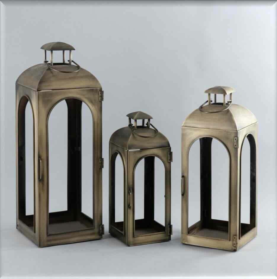Antique Brass Gleam Lanterns