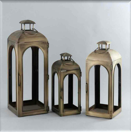 Antique Gold brass Gleam Lanterns - Artychoke
