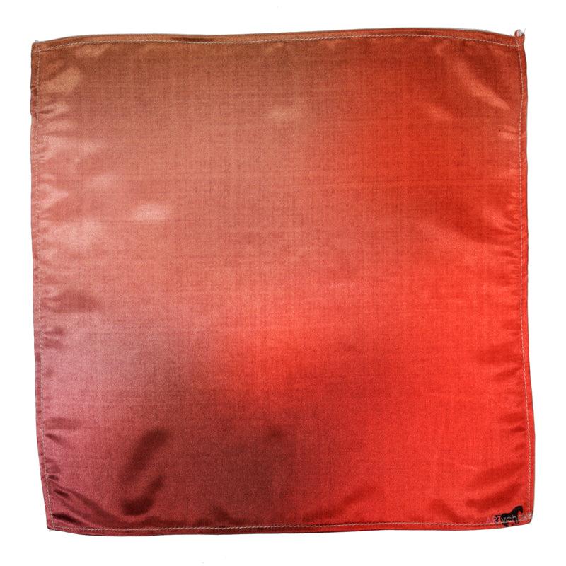 Premium Fabric Red and brown pocket square
