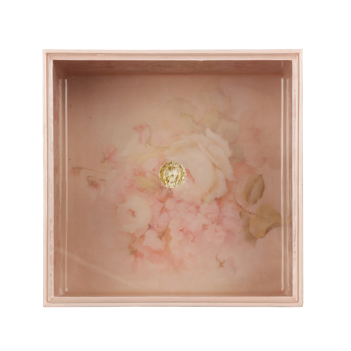 Top view of a Glossy Square vintage Box