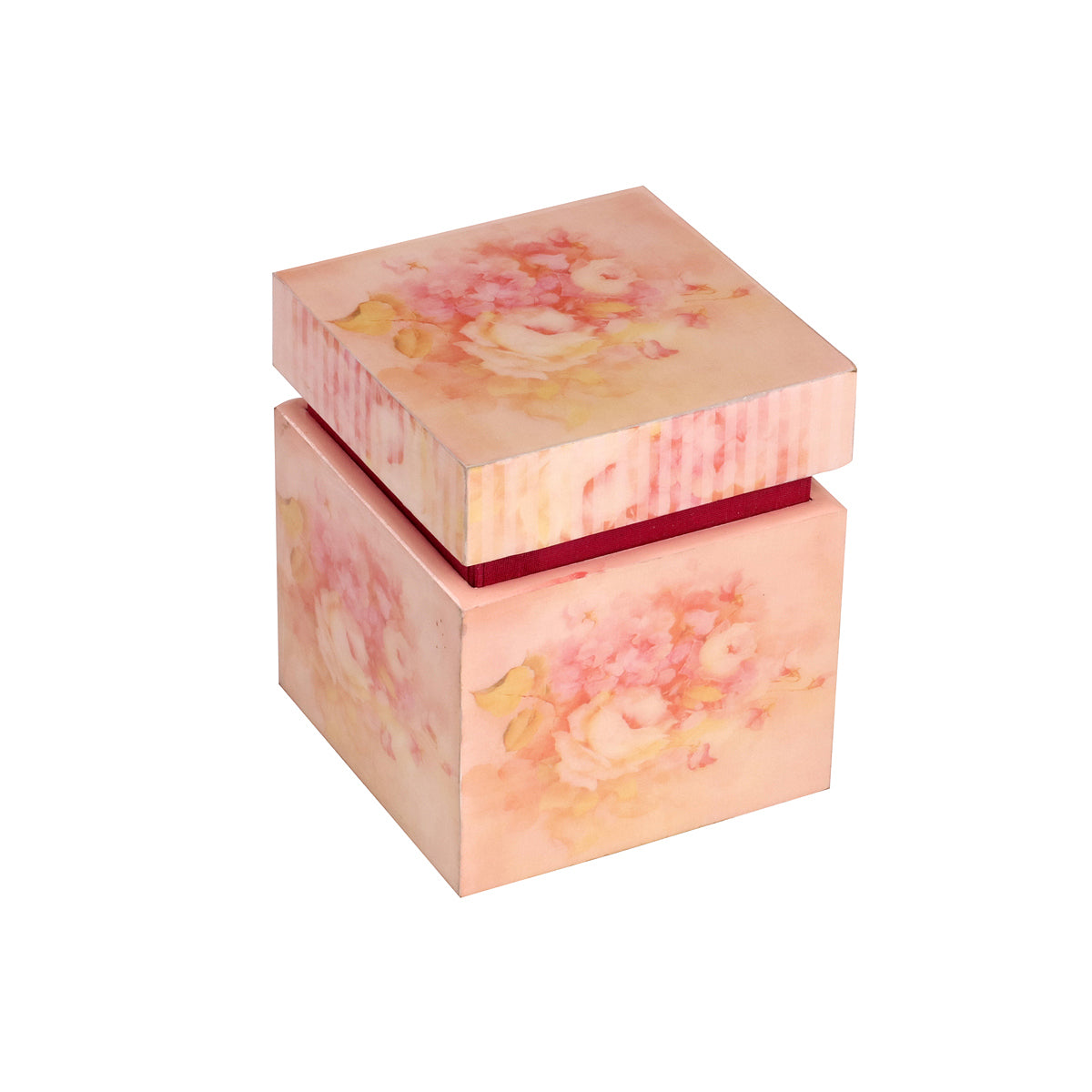 Glossy Cherubs Keepsake luxurious Cube box - Artychoke