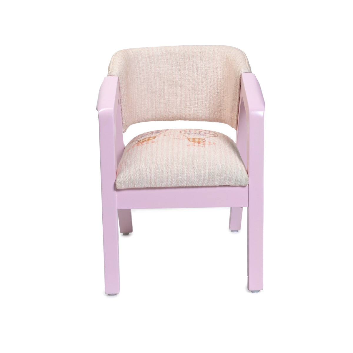 Kids Blip Pink Chair with solid wood Perfect For Kids room