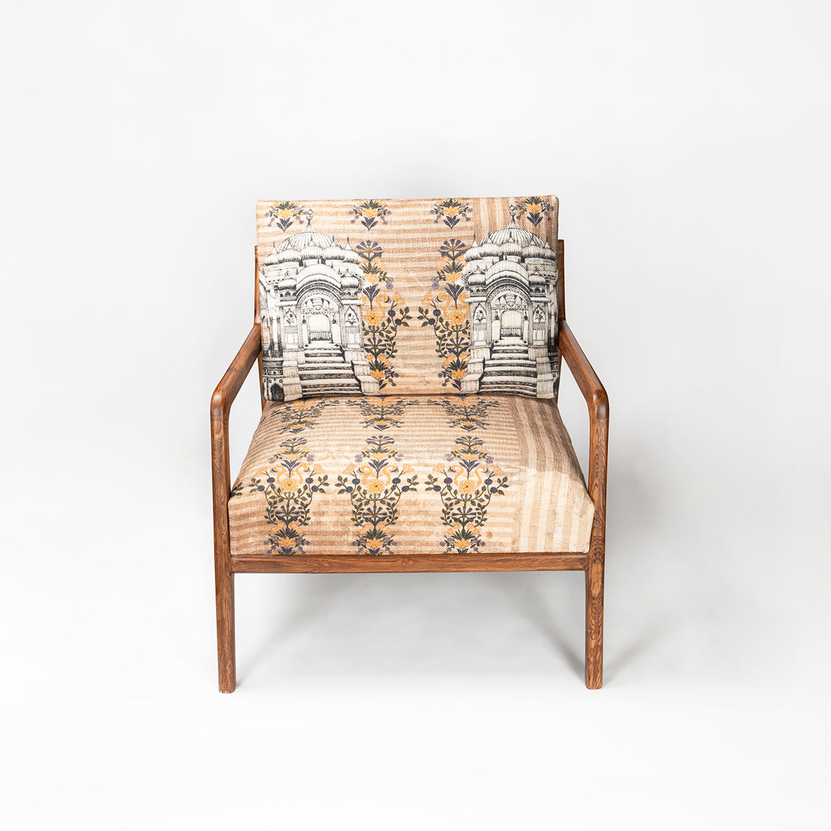 Haveli Eclectic Single Chairs & Custom Printed Woven Cotton