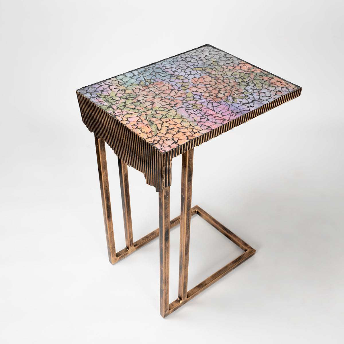 Mosaic Eclectic Rectangle C Table for living room