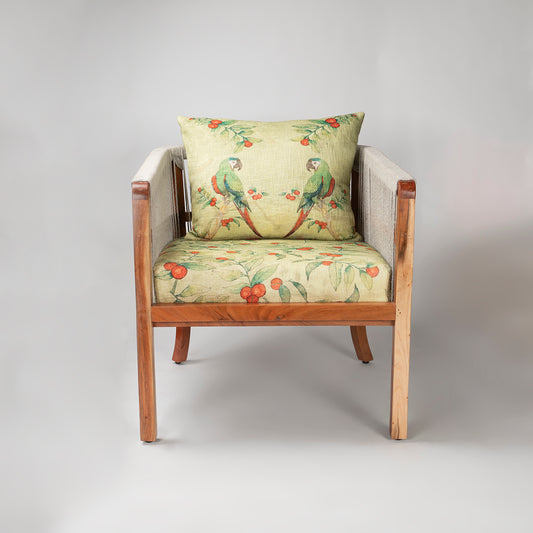 Savannah Parrot Chair Shades of green offset - Artychoke