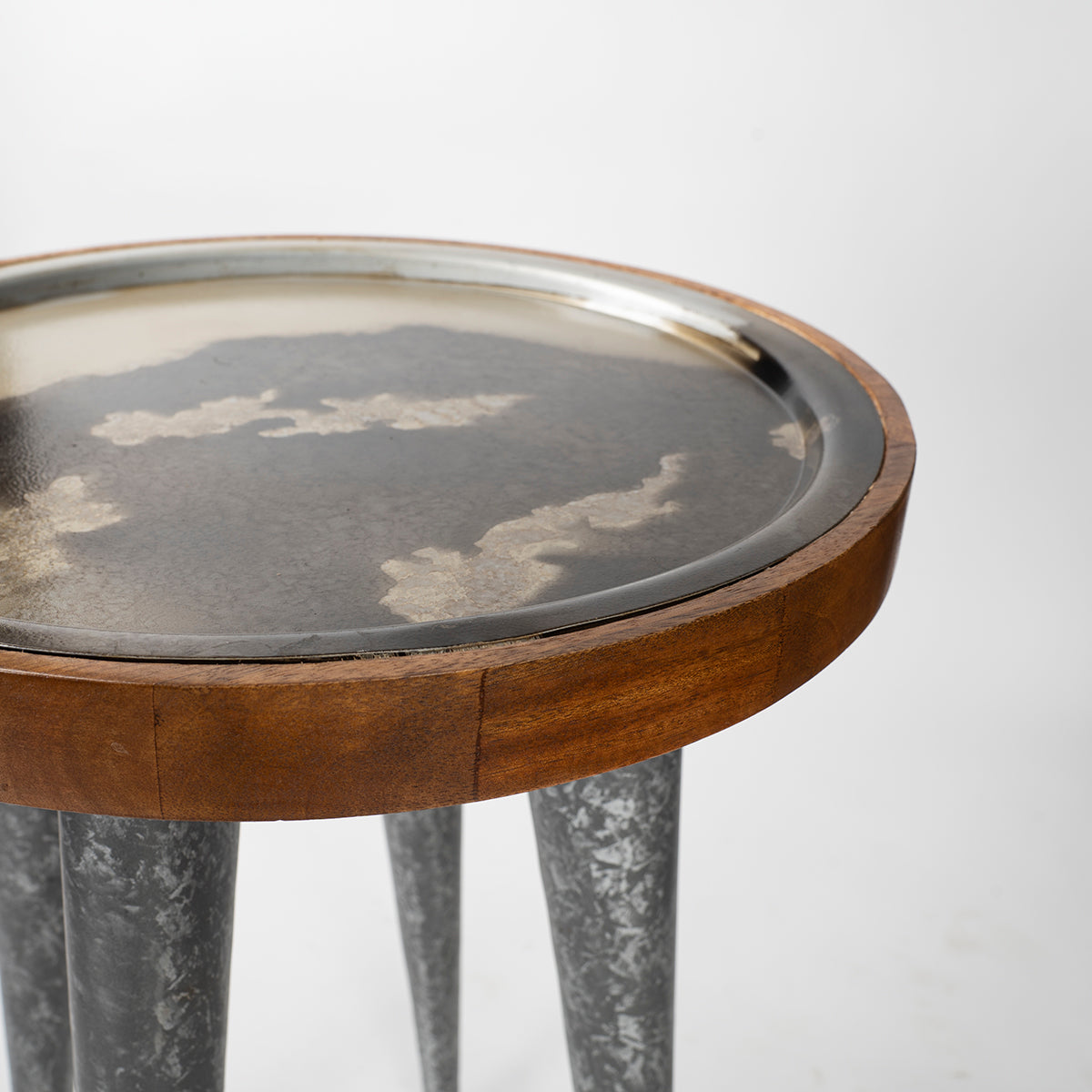 Wanderlust End Round Table for drawing room