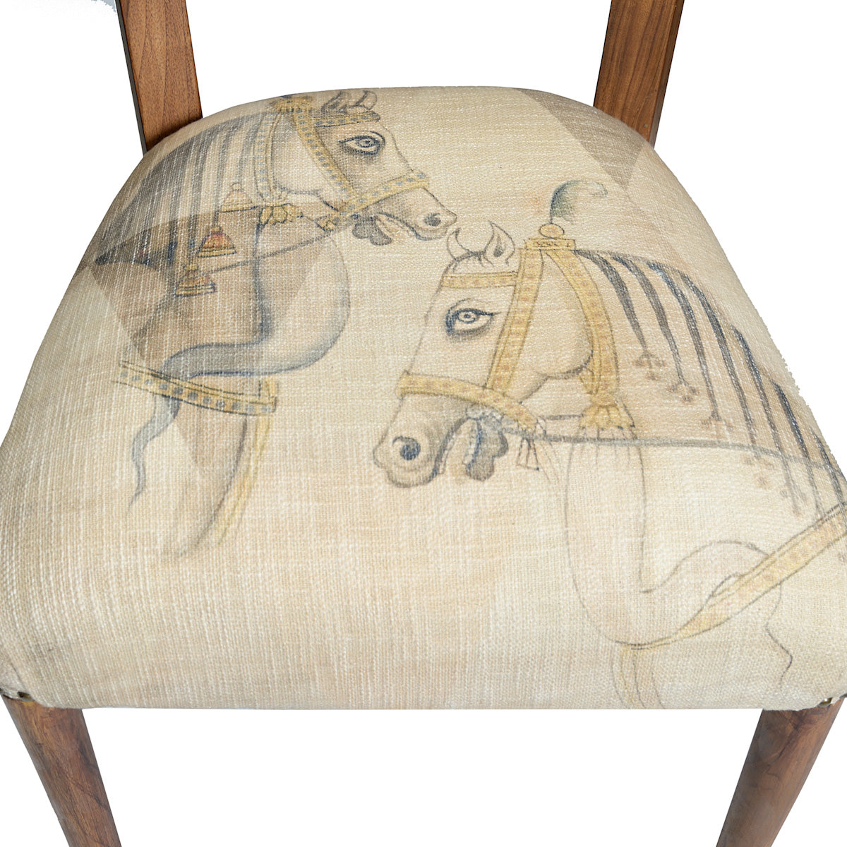 Horse Sepia Dining chair set in sepia shades