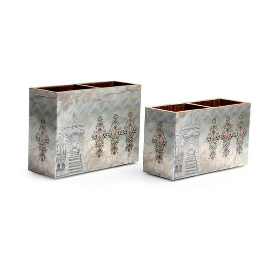 Havel Rustic Pistachio Glossy Organiser - Artychoke