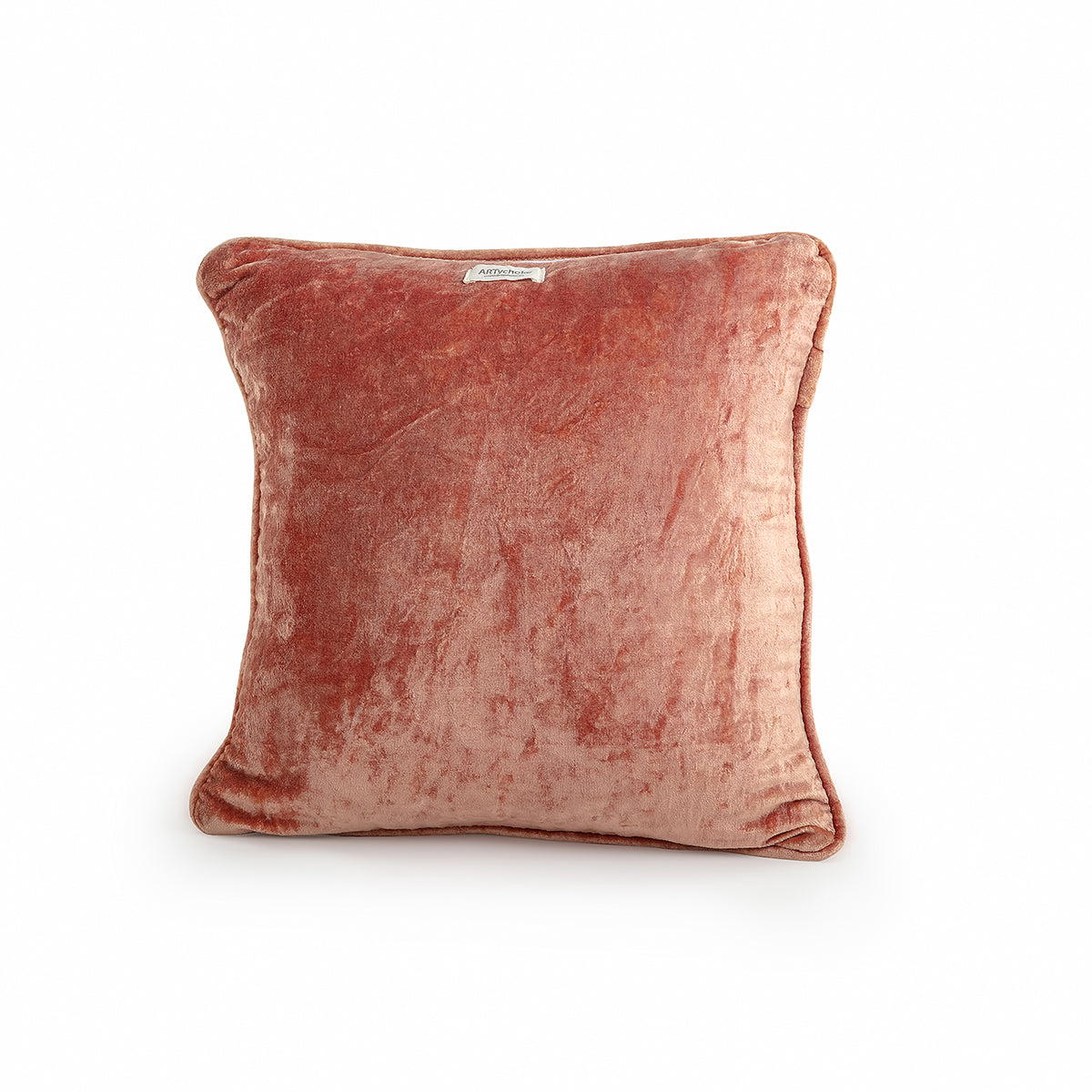 Parrot Pink Velvet Cushion Cover