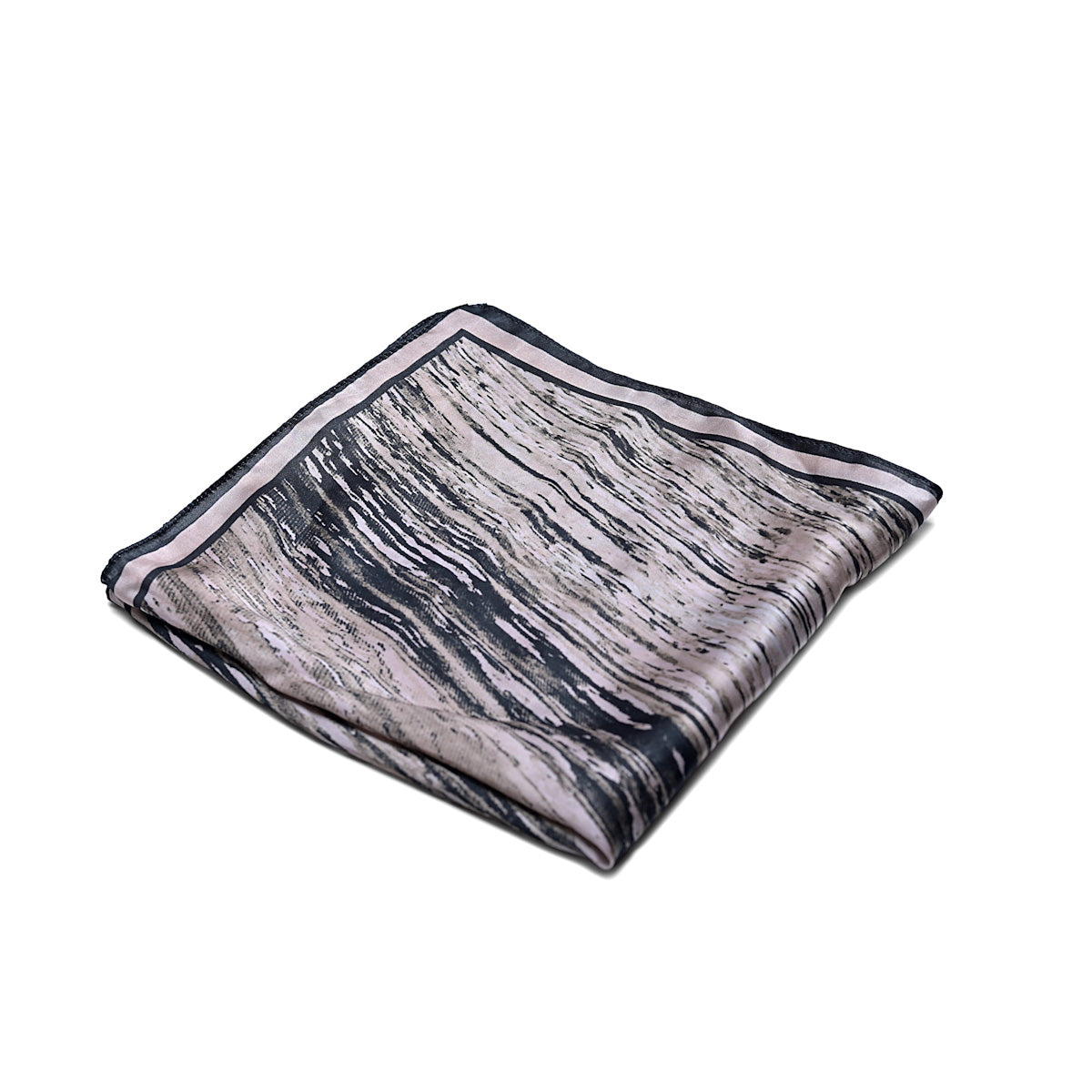 Monochrome strokes Pocket Square