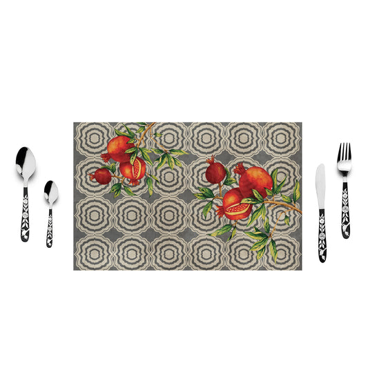 Pomgranate Pattern Table Mats
