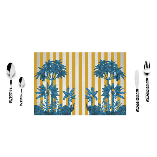 Sunset Tropical Forest Table Mats