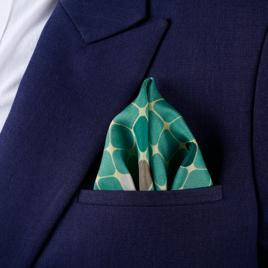 Sage blocks Pocket Square