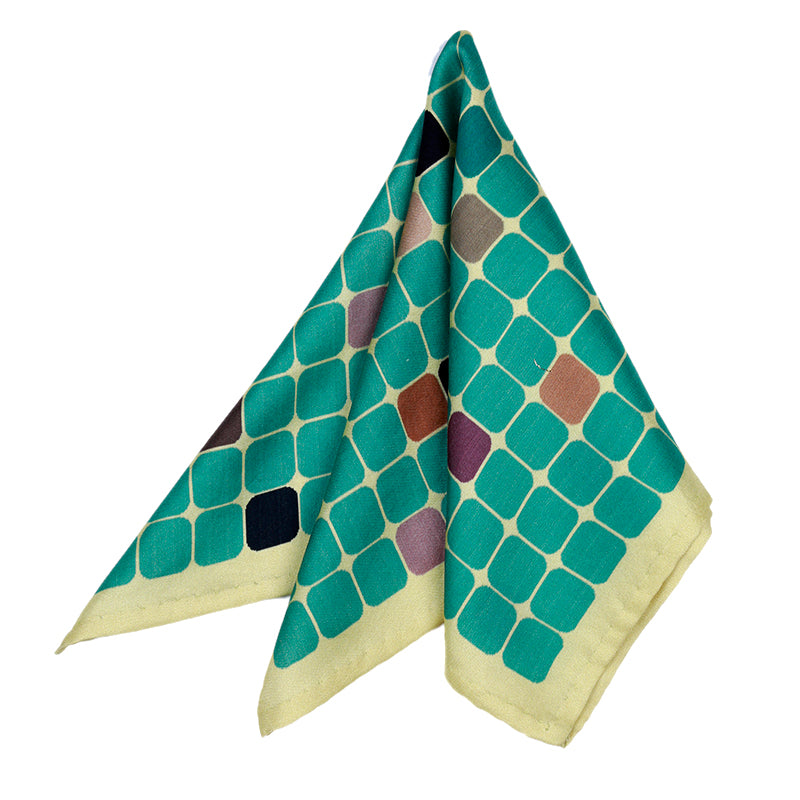 Sage blocks Pocket Square