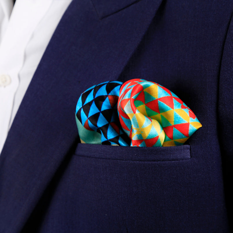 Triangulate Pocket Square
