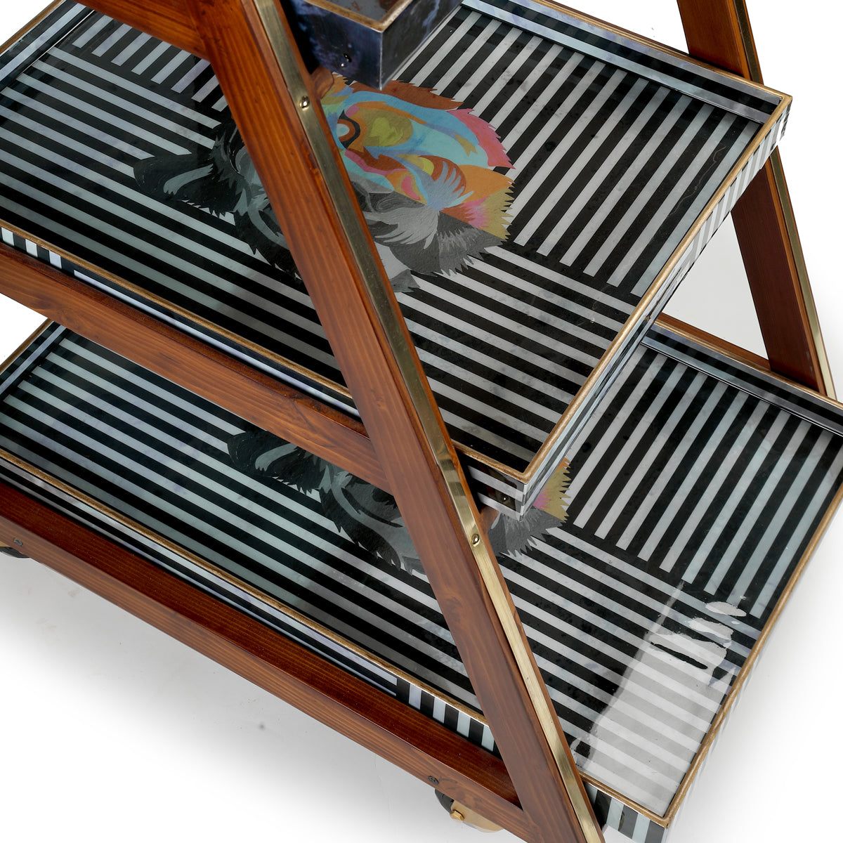 Untamed Tiger Three Tier Trolley
