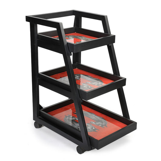 Wild Stallion Three Tier Trolley