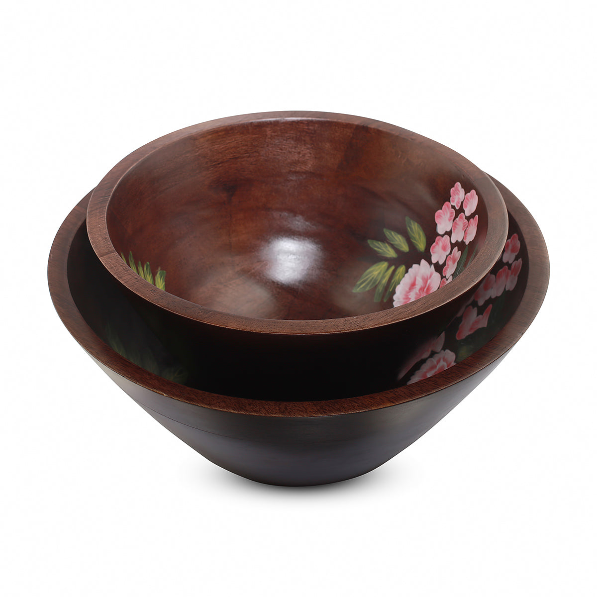 Hand painted washable Wooden Bowls