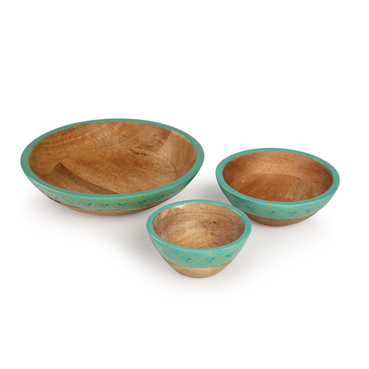 Teal Bowls Set - Artychoke