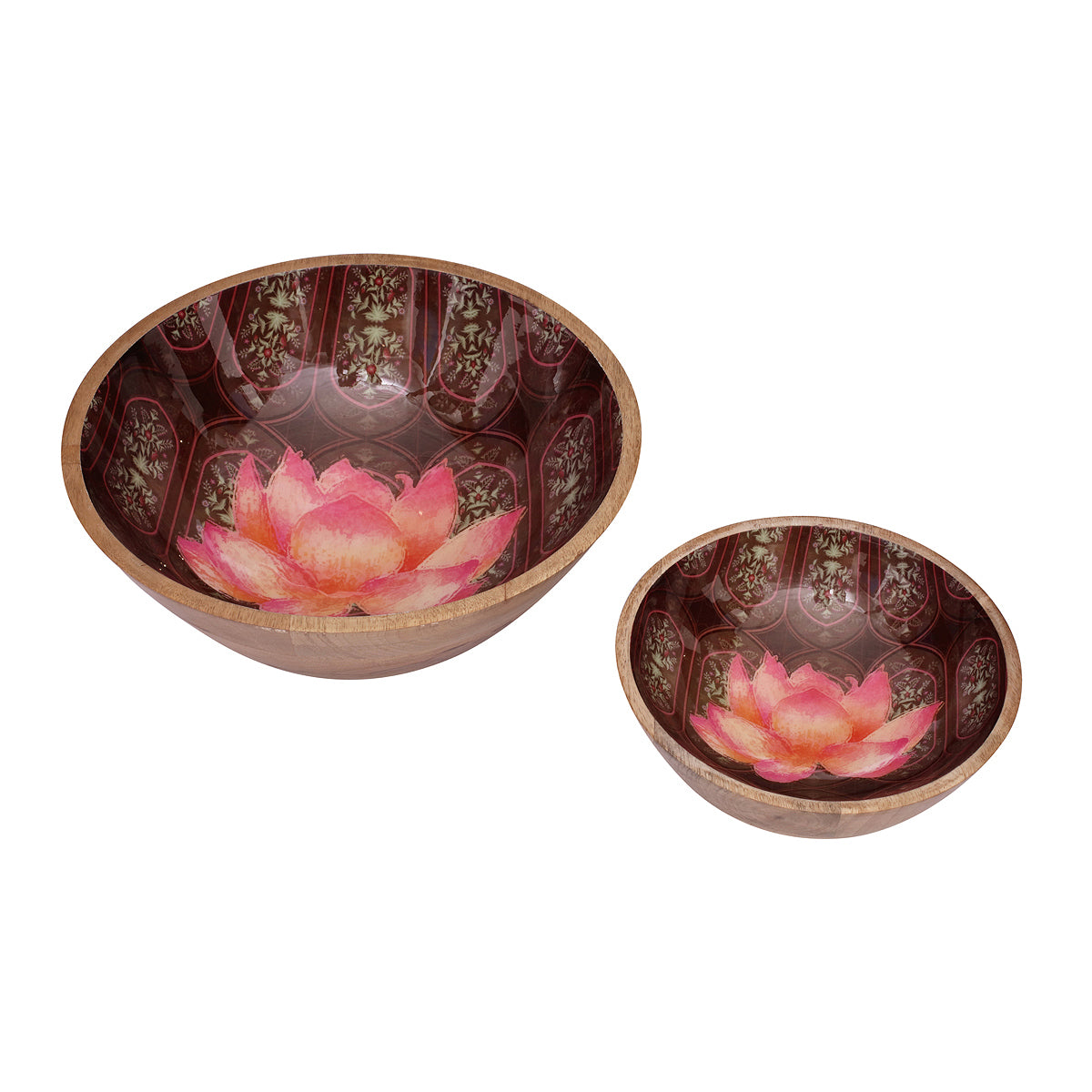 Wine Lotus Bowls