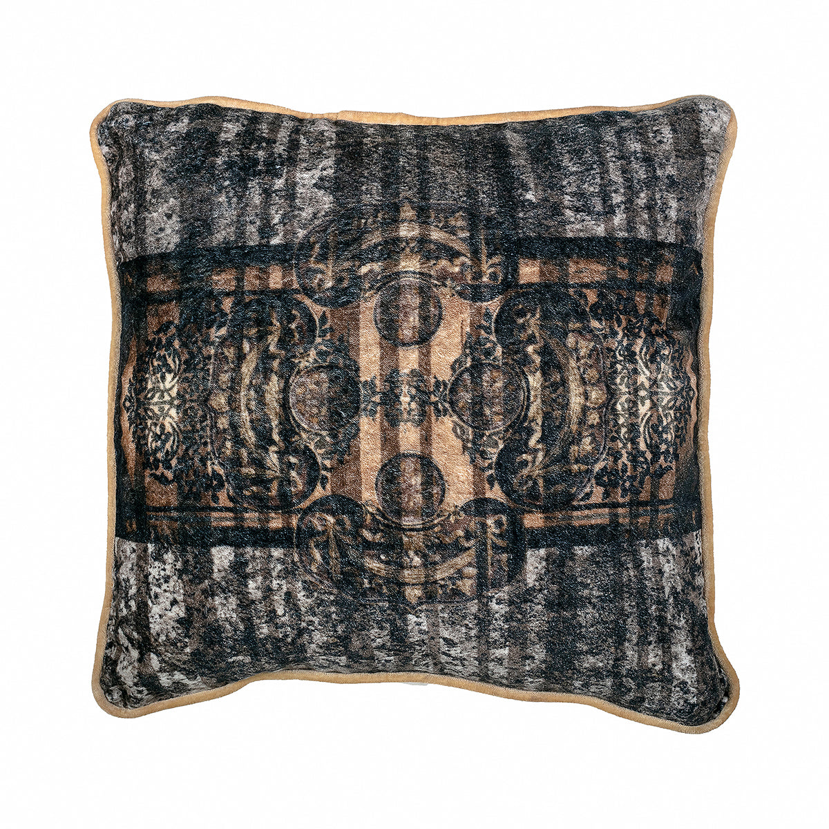 Antique Motif Cushion Cover