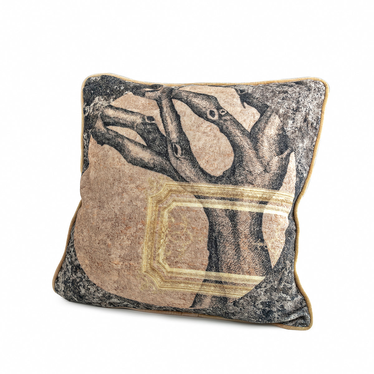 Antique Tree Velvet Cushion Cover