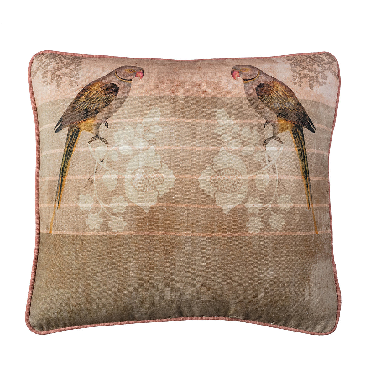 Parrot Green Cushion Cover