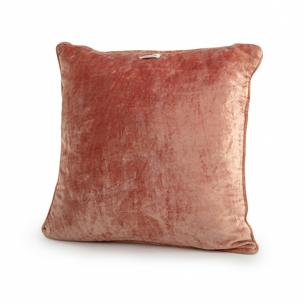 Shades of Gold & Pink Vintage Floral Velvet Cushion Cover