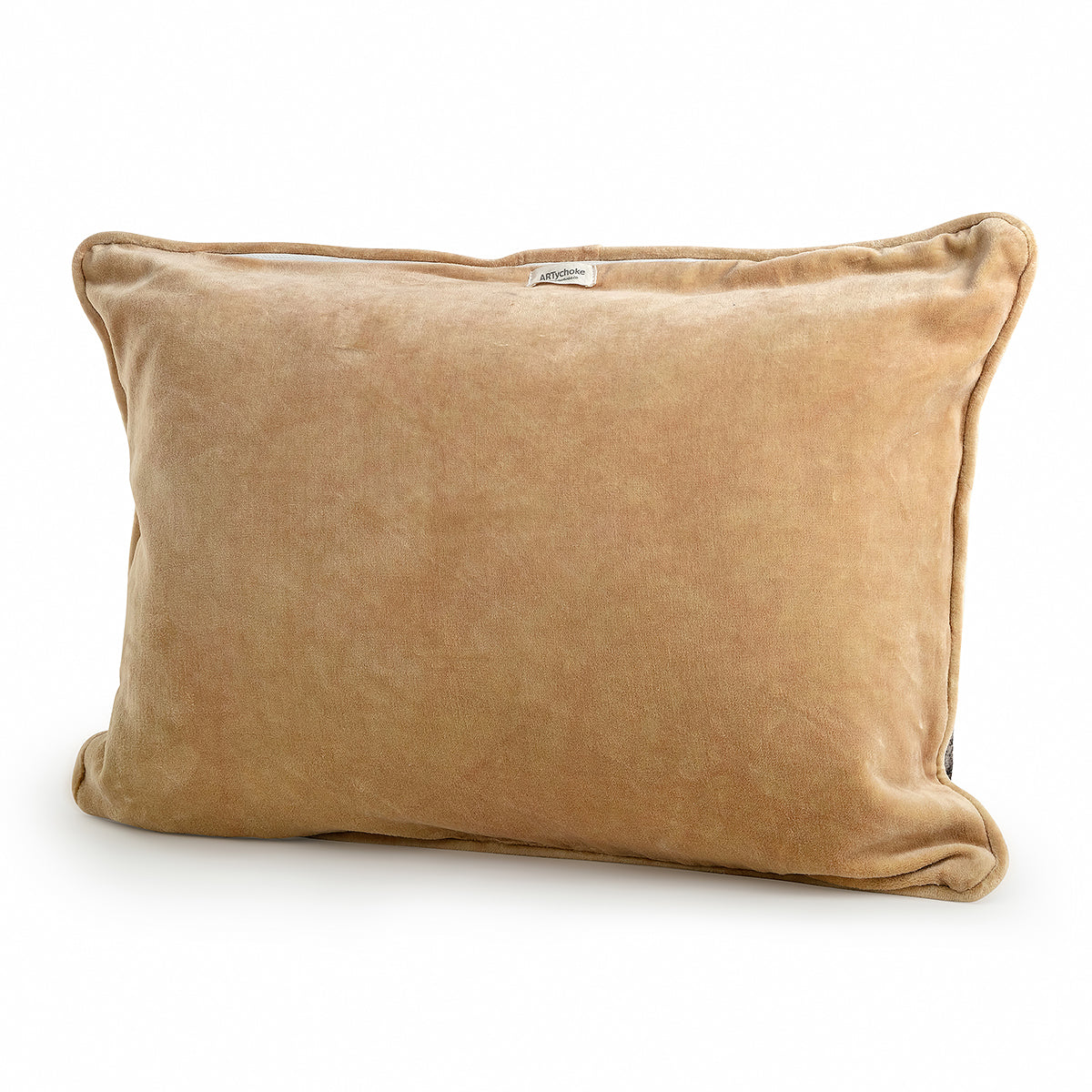 Gold Velvet Rectangle Cushion Cover