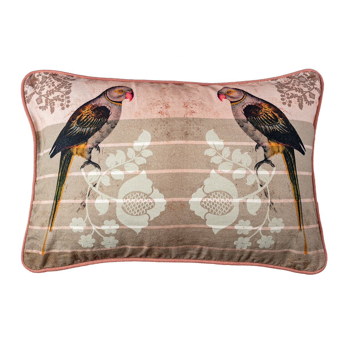 Parrot Green Rectangle Cushion Cover