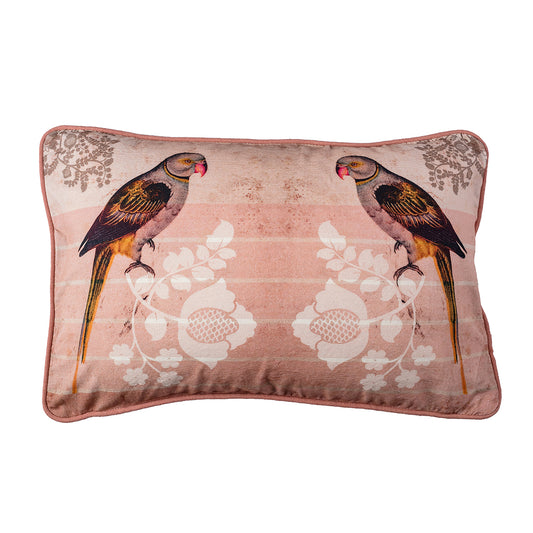 Parrot Pink Rectangle Cushion Cover - Artychoke