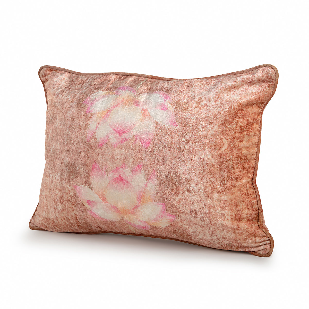 Lotus flower Velvet Cushion Cover