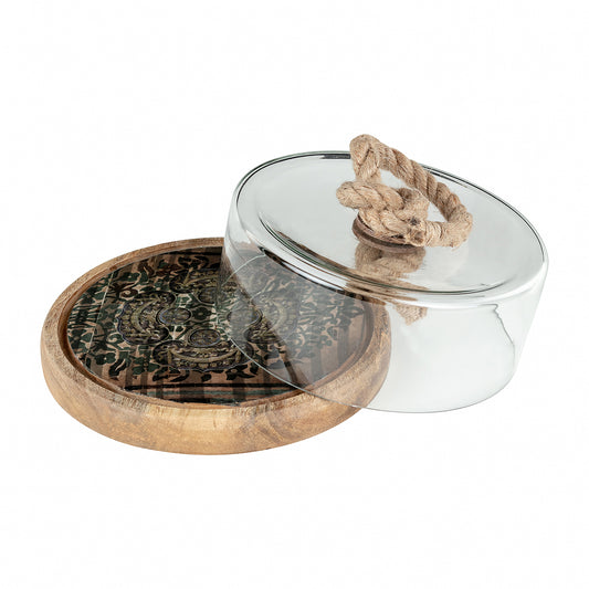 Antique Motif Cake Dome - Artychoke