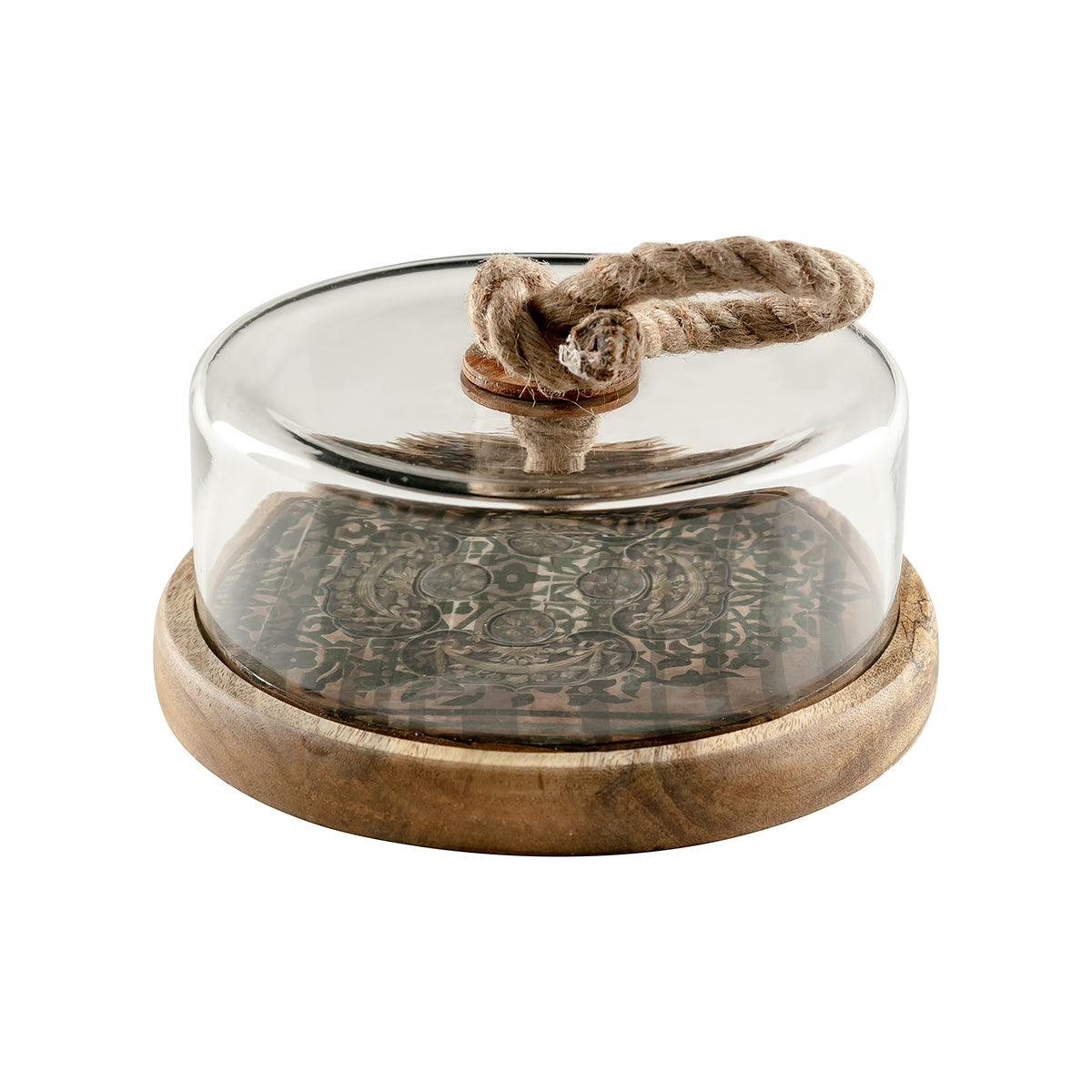 Buy Antique Motif Cake Dome with glass cover