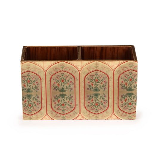 Mughal Motif Glossy Organiser - Artychoke