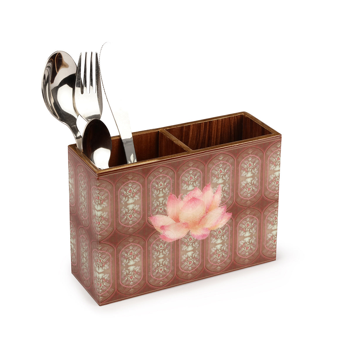 Wine Lotus Glossy Organiser