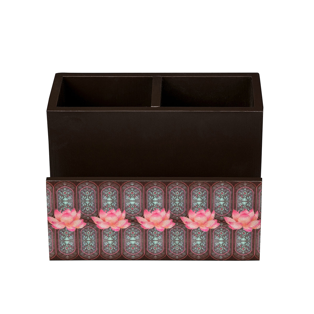 Wooden Wine Lotus Groovy Napkins Holder Section