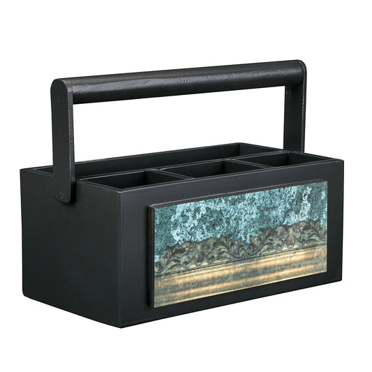 Carved Cement Multi Utility Holder - Artychoke