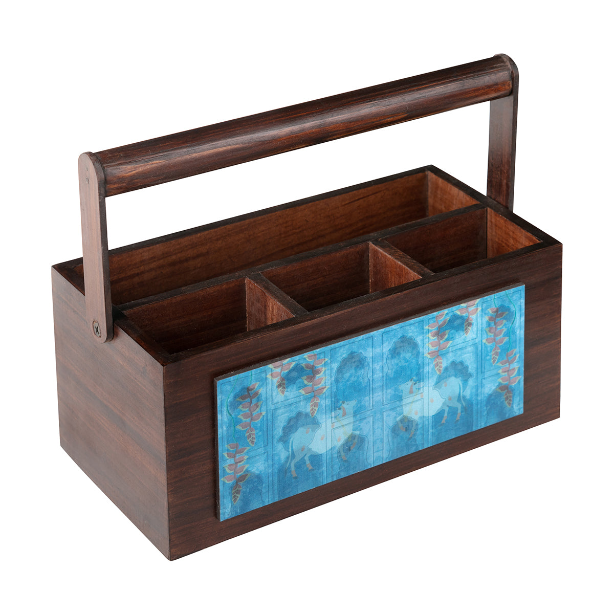 Buy Pichwai Blue Multi Utility Holder