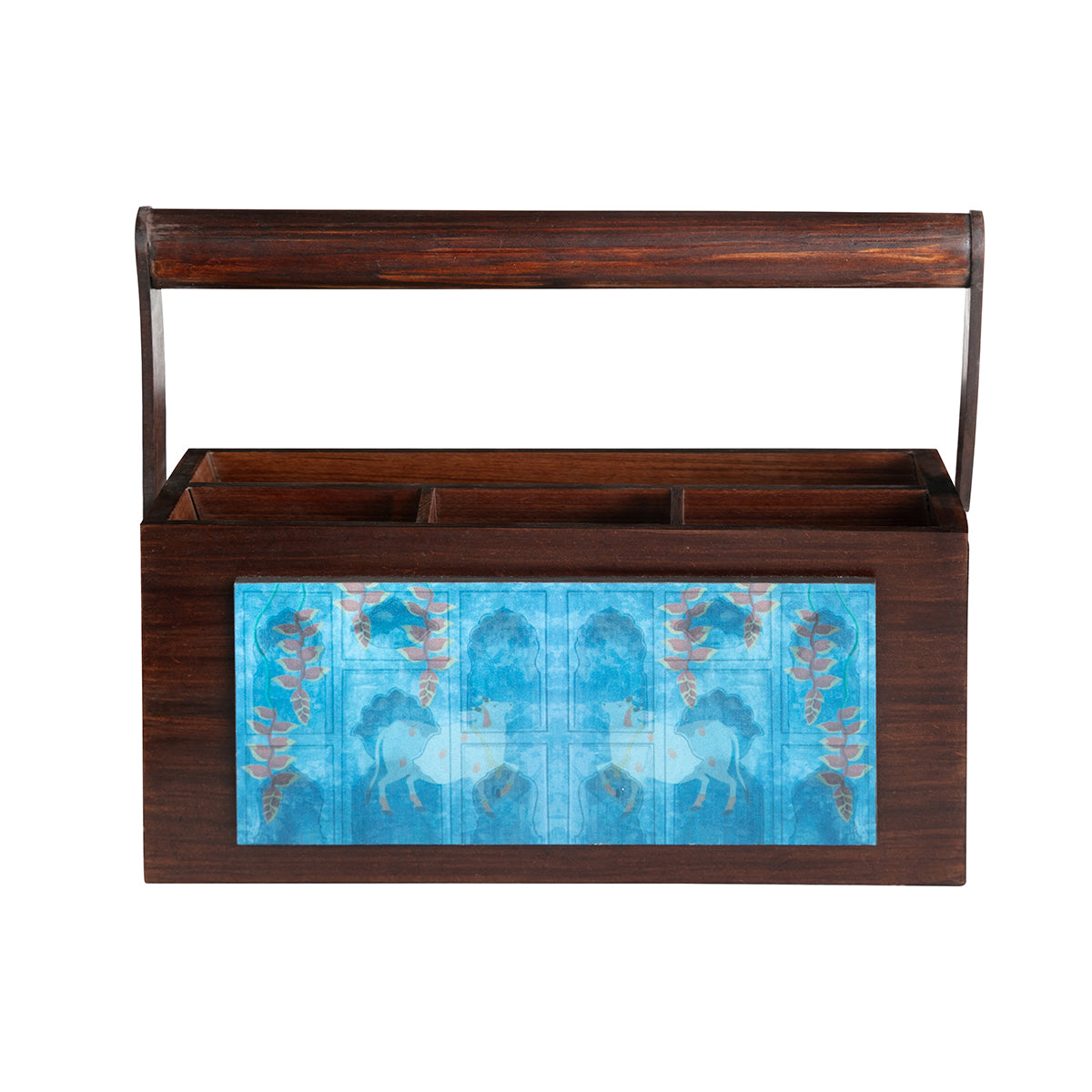 Nandi Pichwai Blue Multi Utility Holder