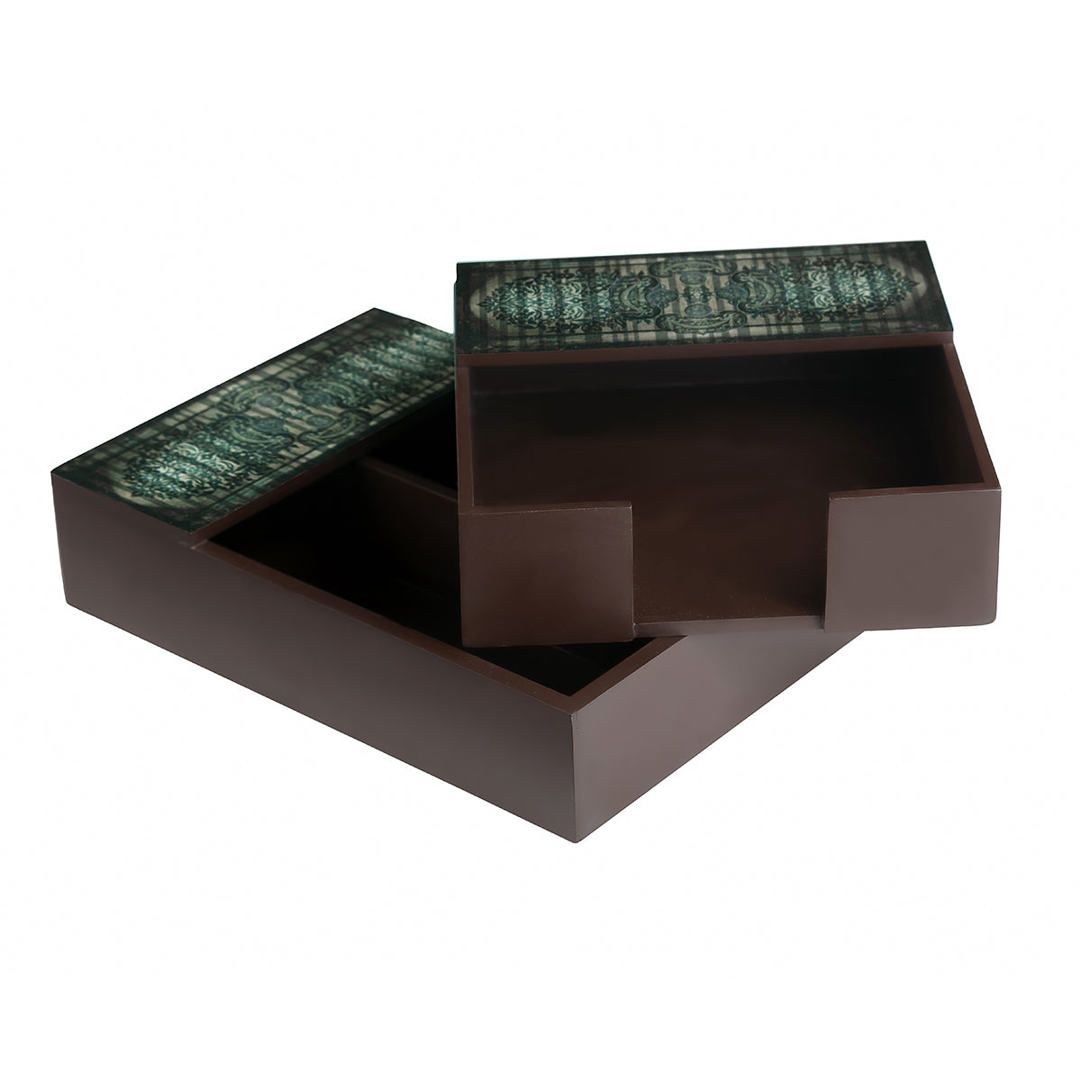 Handcrafted Antique Motif Cutlery & Napkin Holder Set