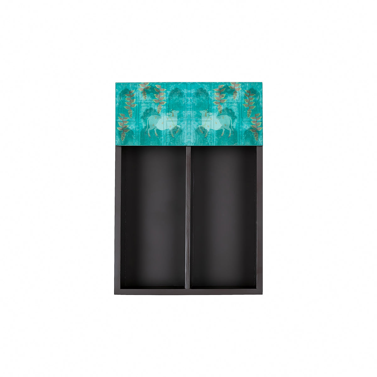 Buy Green Cutlery & Napkin Holder Set