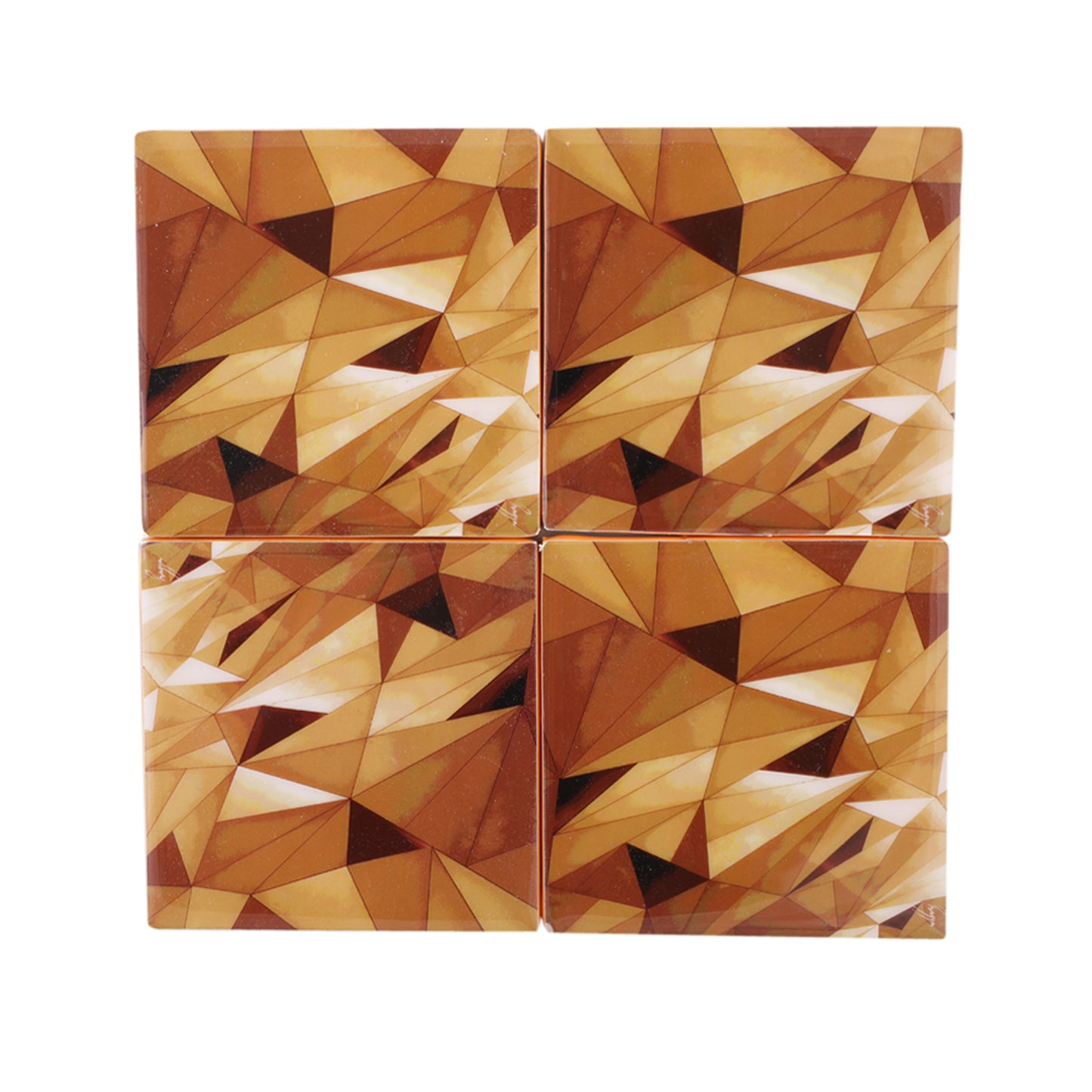 Buy Wooden Facets Square Coasters