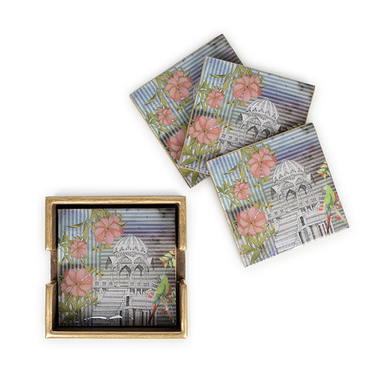 Haveli Eclectic Square Coasters (Set of 4) - Artychoke