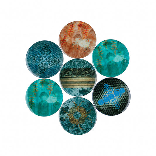 Assorted Round Coasters (Set of 6) - Artychoke