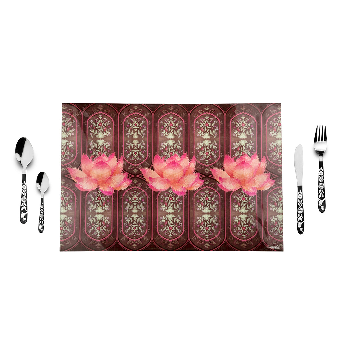 Wine Lotus High Gloss Table Mats