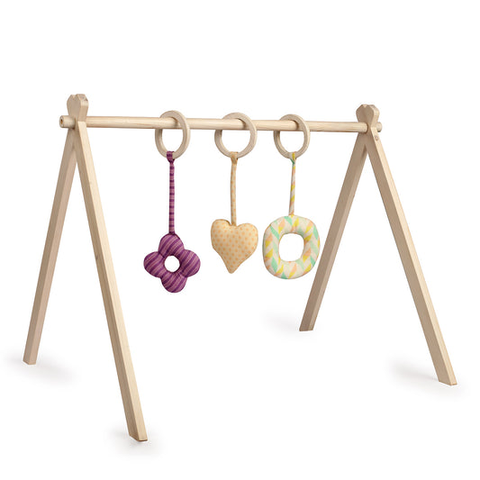 Baby Play Gym Set With Plush Toys - Artychoke