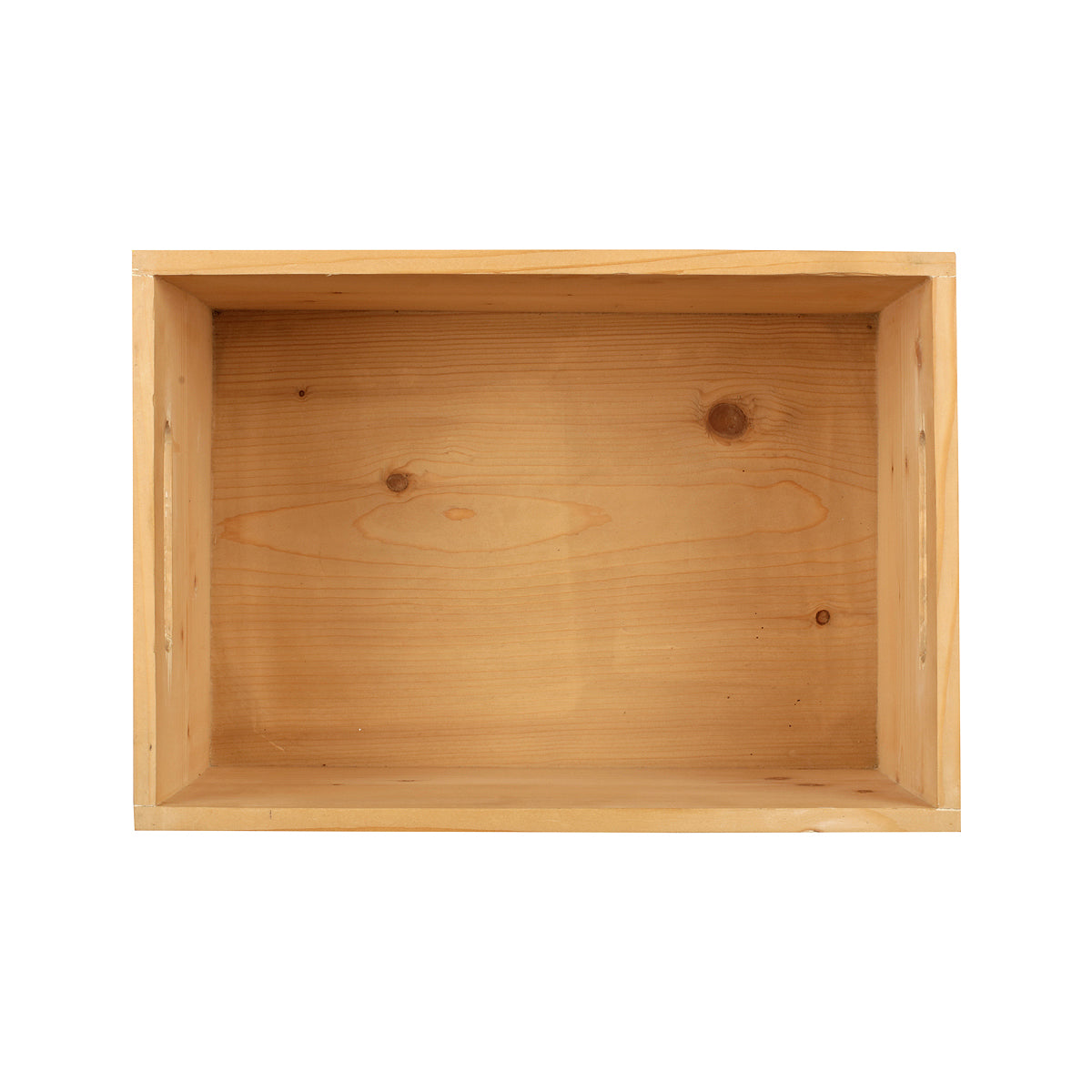 Top View Color Block Artisan Wooden Crate