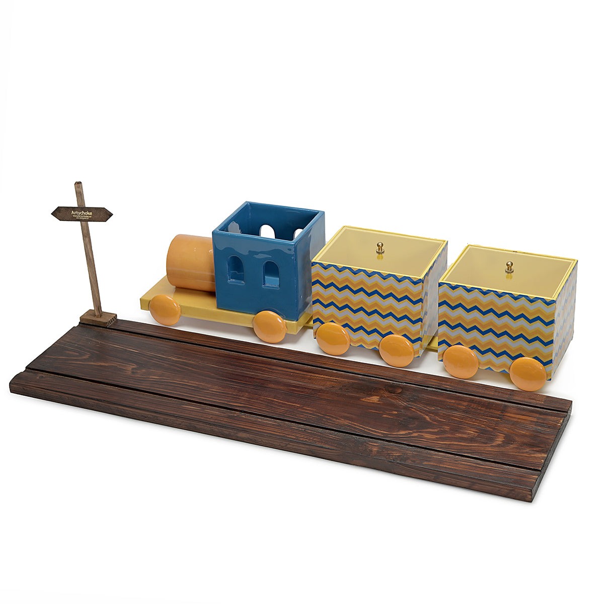 Vibrant & durable engine design storage box for kids